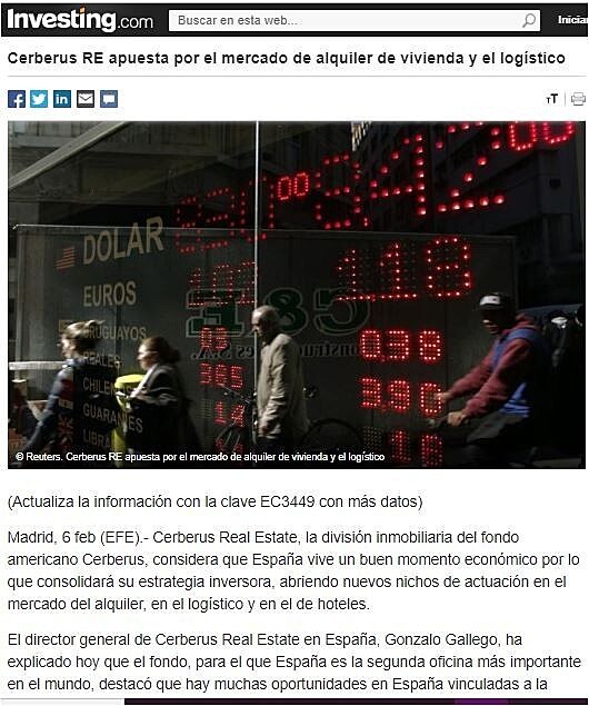 Cerberus RE apuesta por el mercado de alquiler de vivienda y el logstico